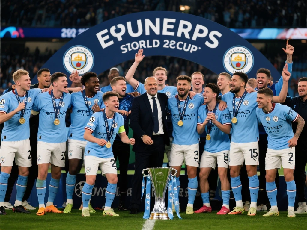 曼城创历史首夺世俱杯，年度第五冠荣耀加冕