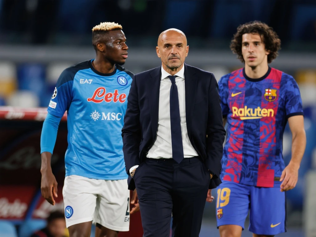 那不勒斯临阵换帅迎战巴萨：反弹在望还是危机加剧？