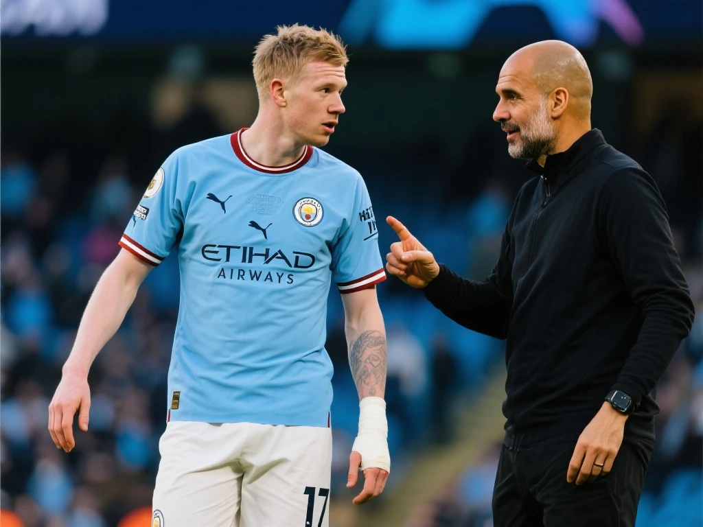 瓜迪奥拉：德布劳内即将复出，期待未来两战能登场